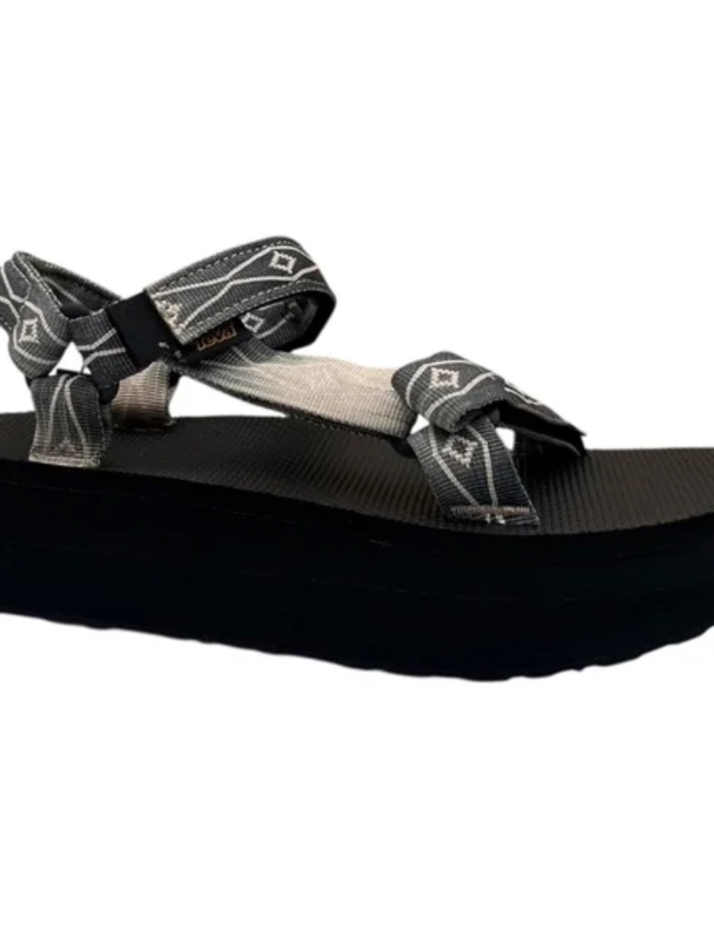 Teva Women S Flatform Universal Sunscape Sandal Waterles Black/Cream US 9